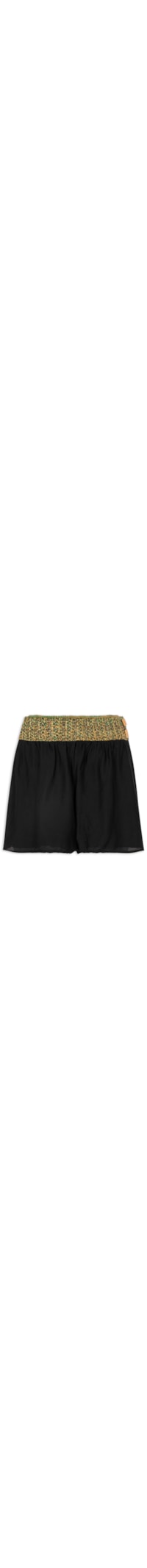 Short Feminino Kasey Detalhe - Preto