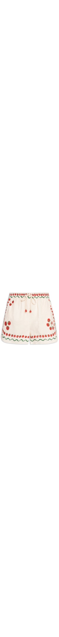 Short Feminino Lenço Tomatinhos - Bege