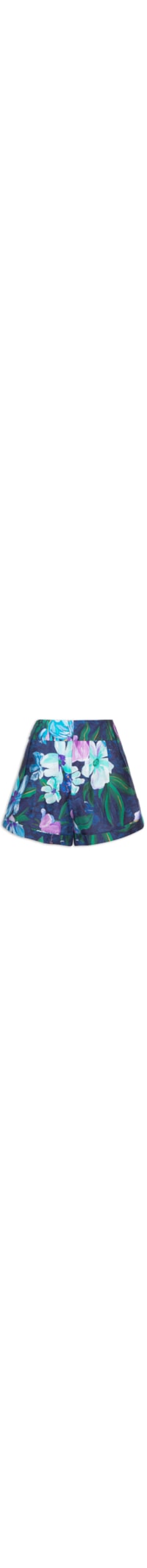 Short Feminino Lineia - Azul