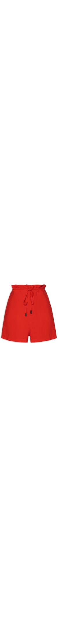Short Feminino Linho Clochard - Vermelho