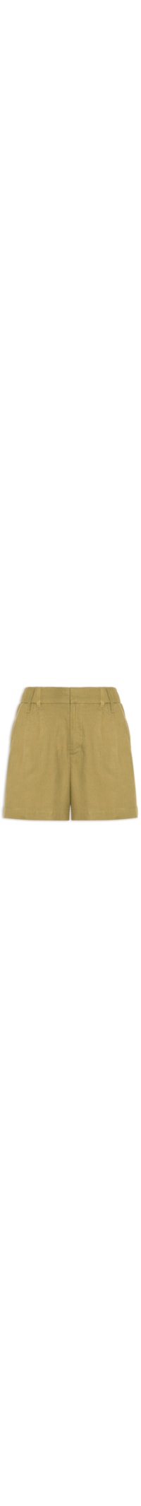 Short Feminino Linho - Marrom