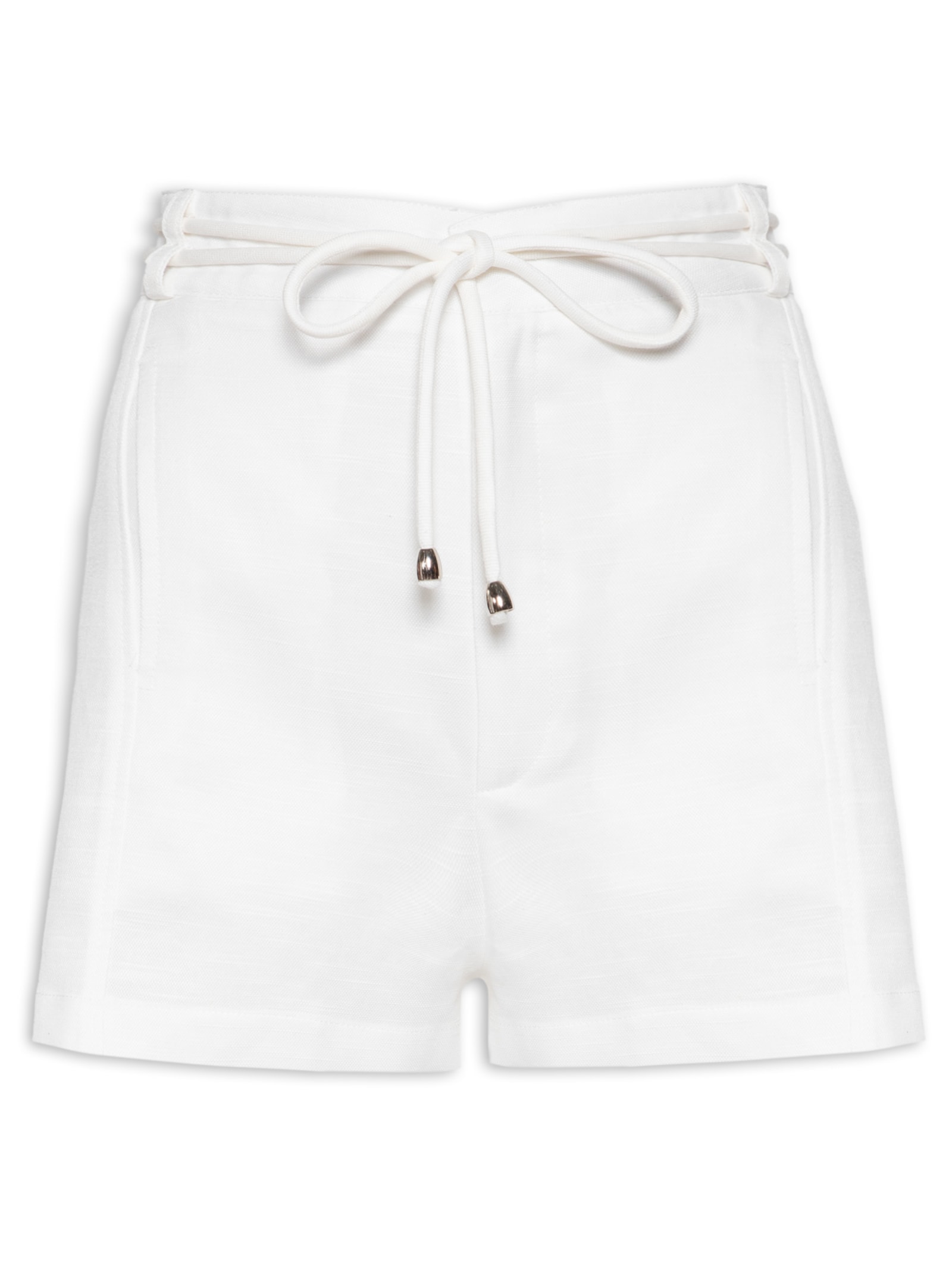 極美品✨ OMMO LINEN SHORT ALL IN ONE 白 現行 Shorts Linho Off White | Unique Chic