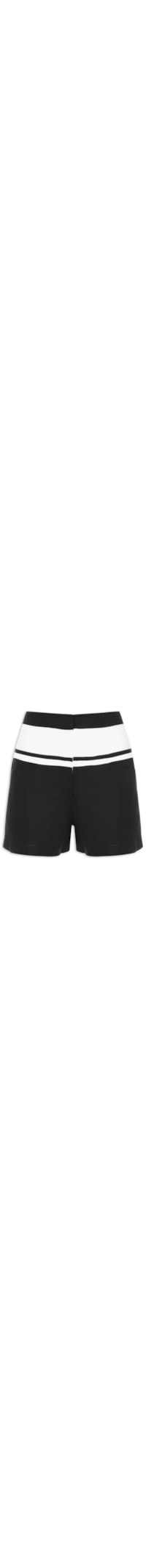 Short Feminino Linho - Preto