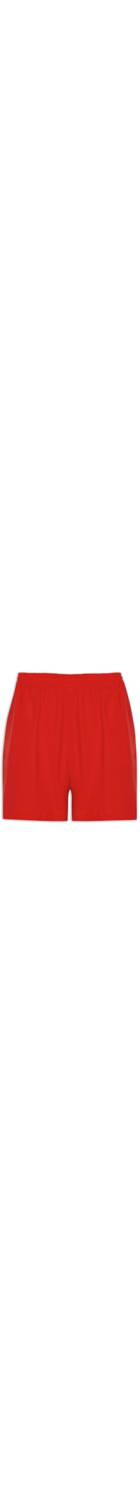 Short Feminino Linho Tramas De Memoria - Vermelho