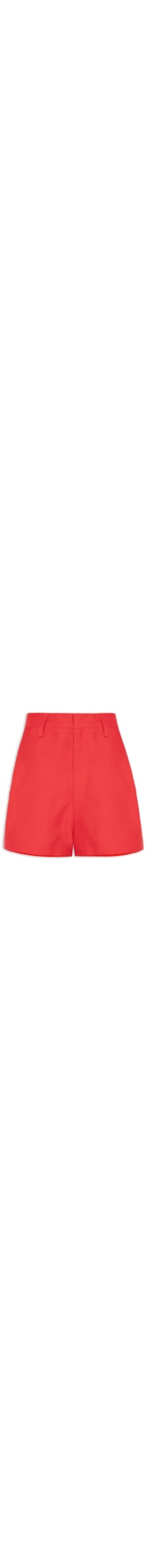 Short Feminino Linho - Vermelho