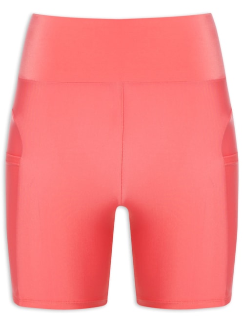 Short Feminino Liso Action – Laranja