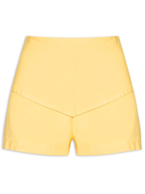 Short Feminino Liso – Amarelo