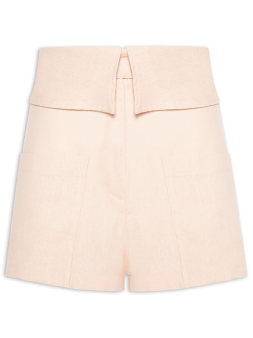 Short Feminino Liso – Bege