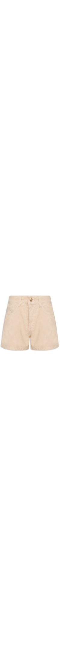 Short Feminino Liso - Bege