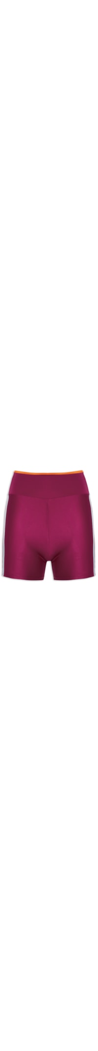 Short Feminino Liso Biker - Vermelho