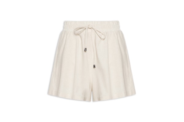 Short Feminino Liso - Branco