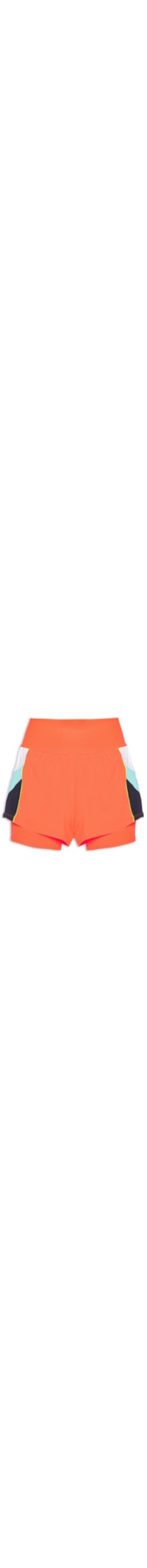 Short Feminino Liso - Laranja