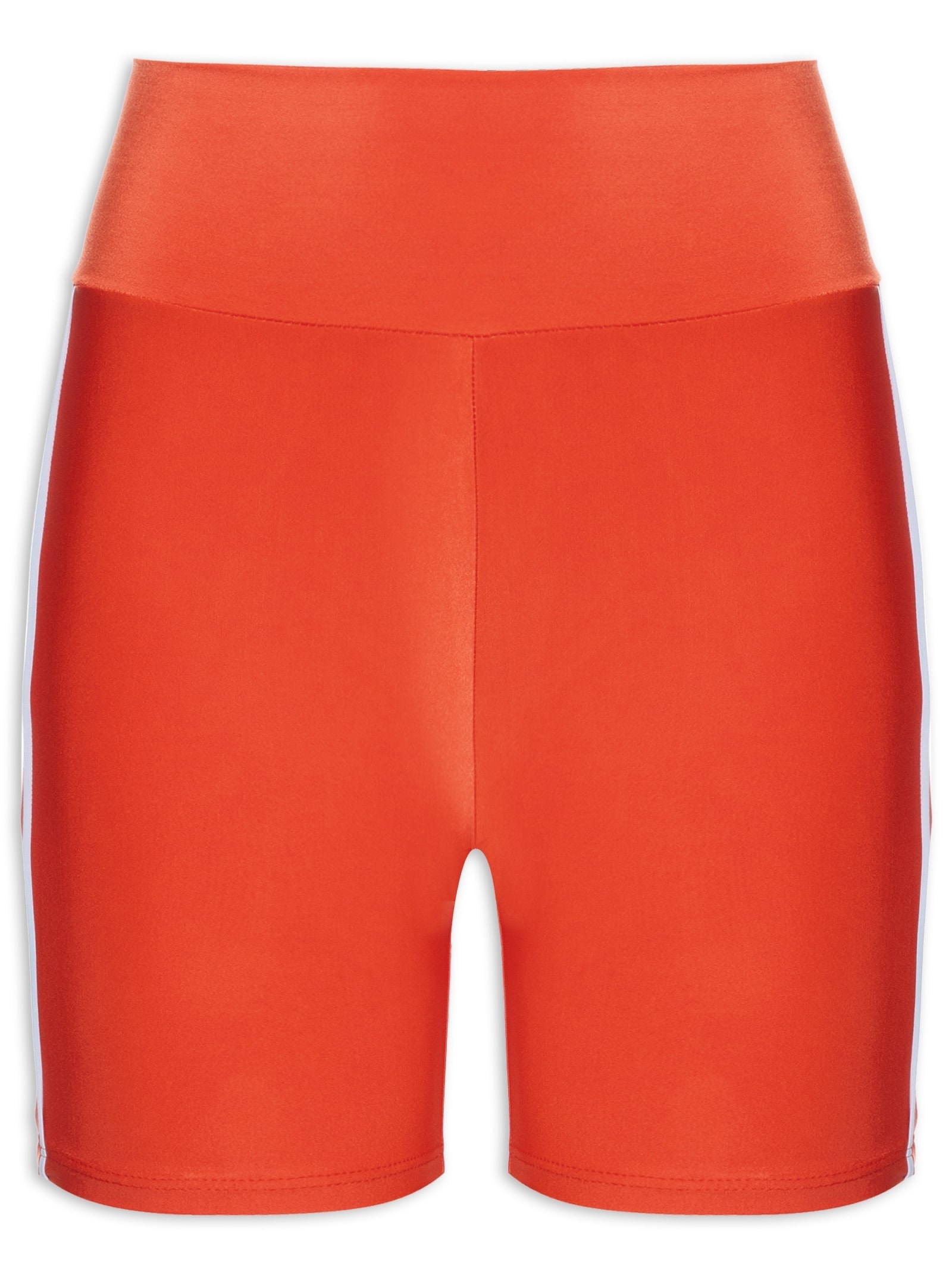 Short Feminino Liso Laranja Body For Sure