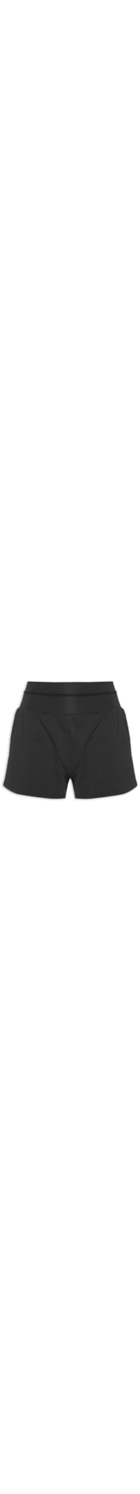 Short Feminino Liso - Preto
