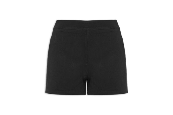 Short Feminino Liso - Preto