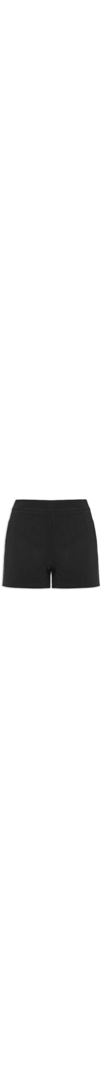 Short Feminino Liso - Preto