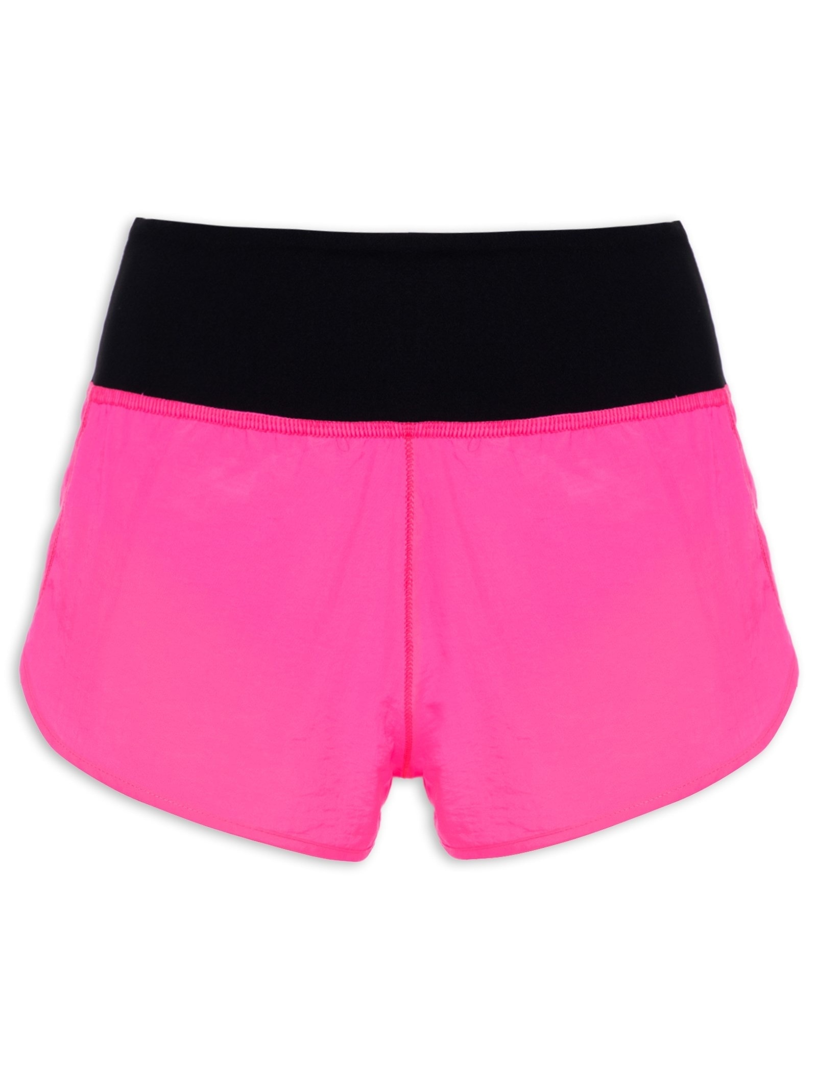 Short Feminino Liso Rosa Body For Sure
