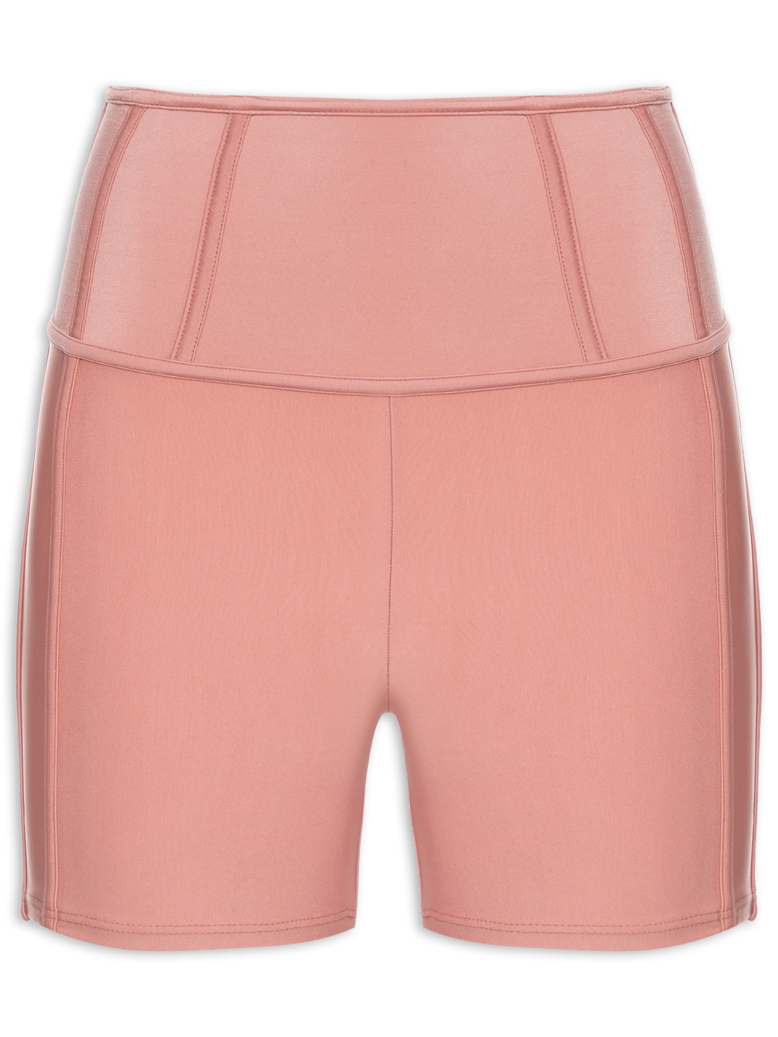 Short Feminino Liso Rosa Body For Sure