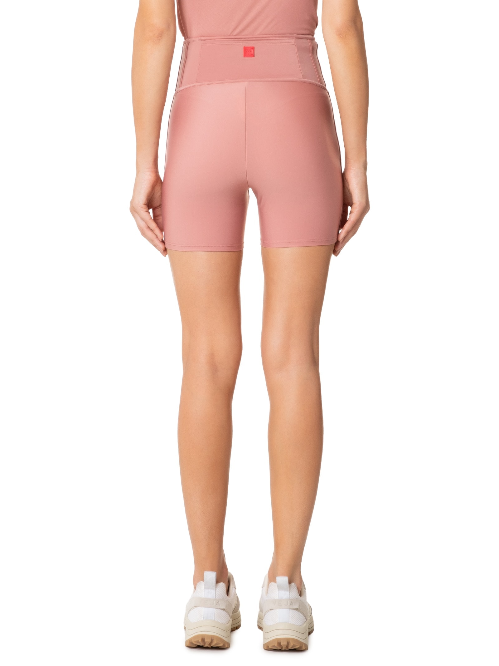 Short Feminino Liso Rosa Body For Sure