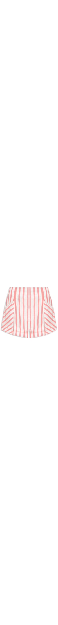 Short Feminino Listra Burburinho - Vermelho