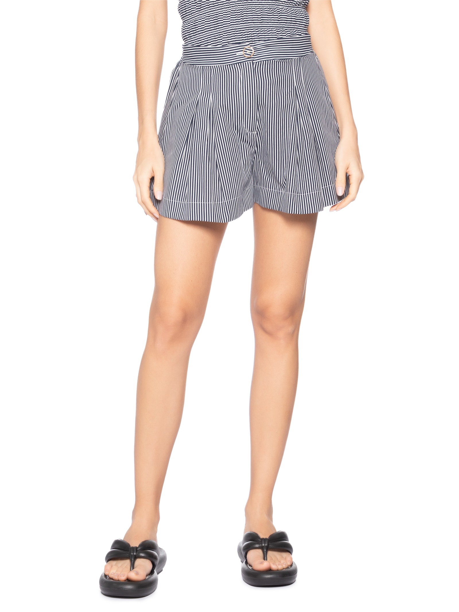 Short Feminino Listra Gabi Azul Farm