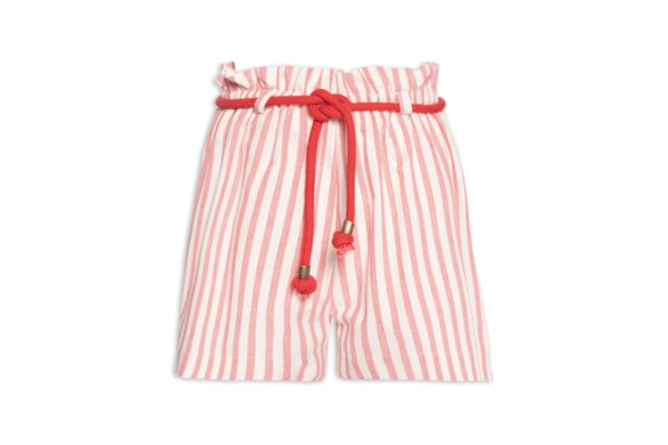 Short Feminino Listrado Clochard – Vermelho