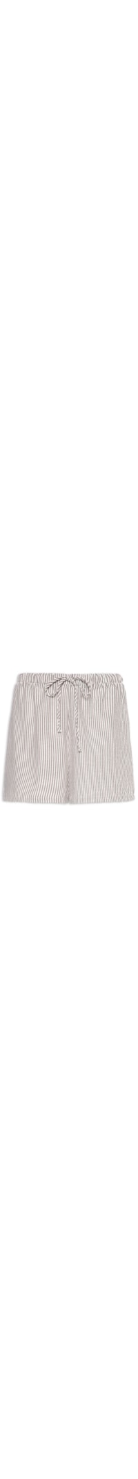 Short Feminino Listrado - Marrom