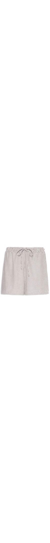 Short Feminino Listrado - Marrom