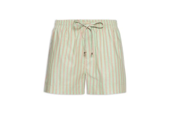 Short Feminino Listrado - Verde