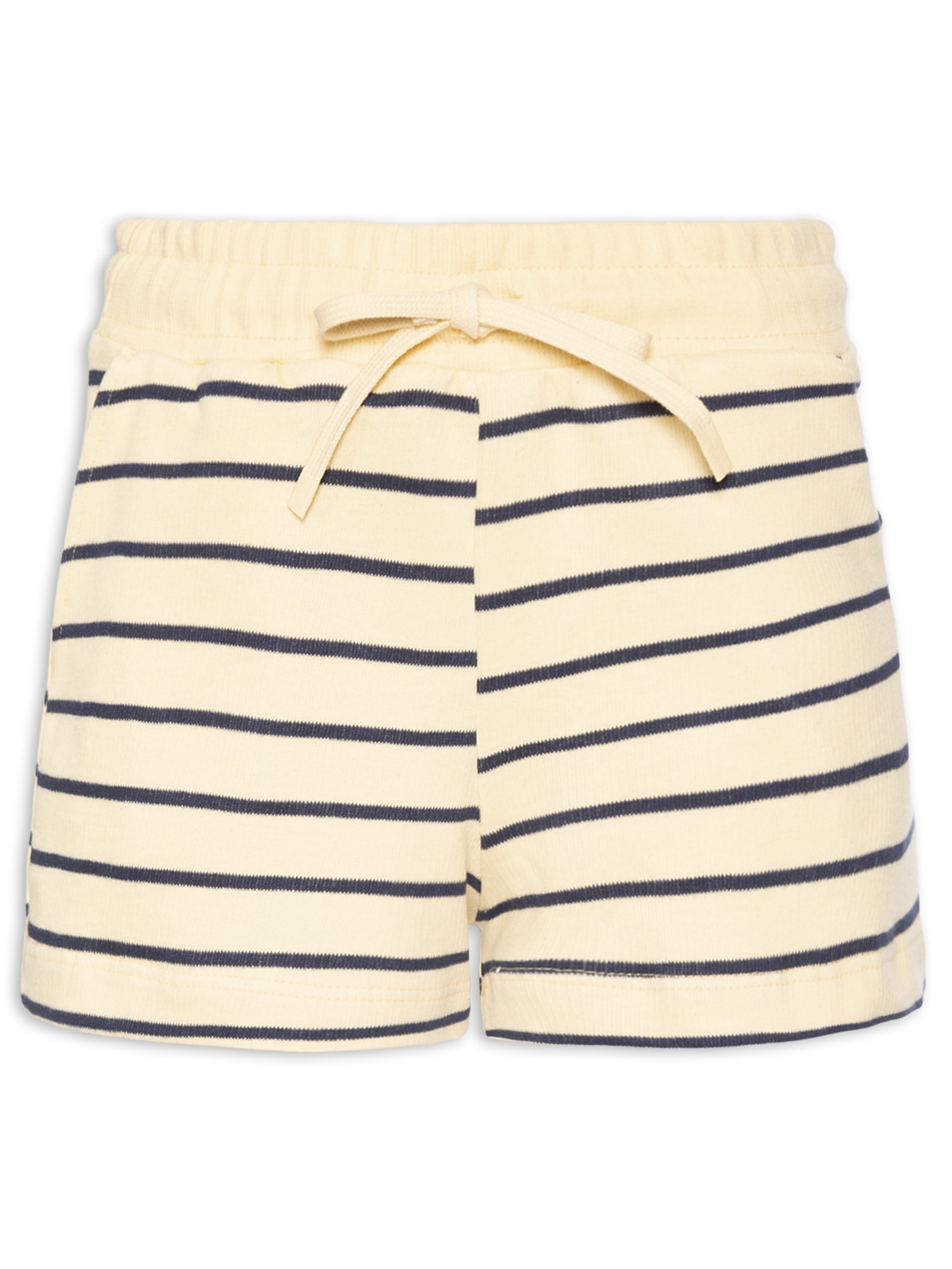 Short Feminino Listras Amarelo Hering