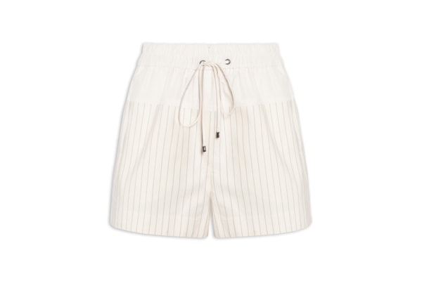 Short Feminino Listras Avignon - Branco
