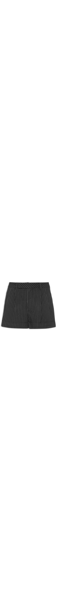 Short Feminino Listras - Preto