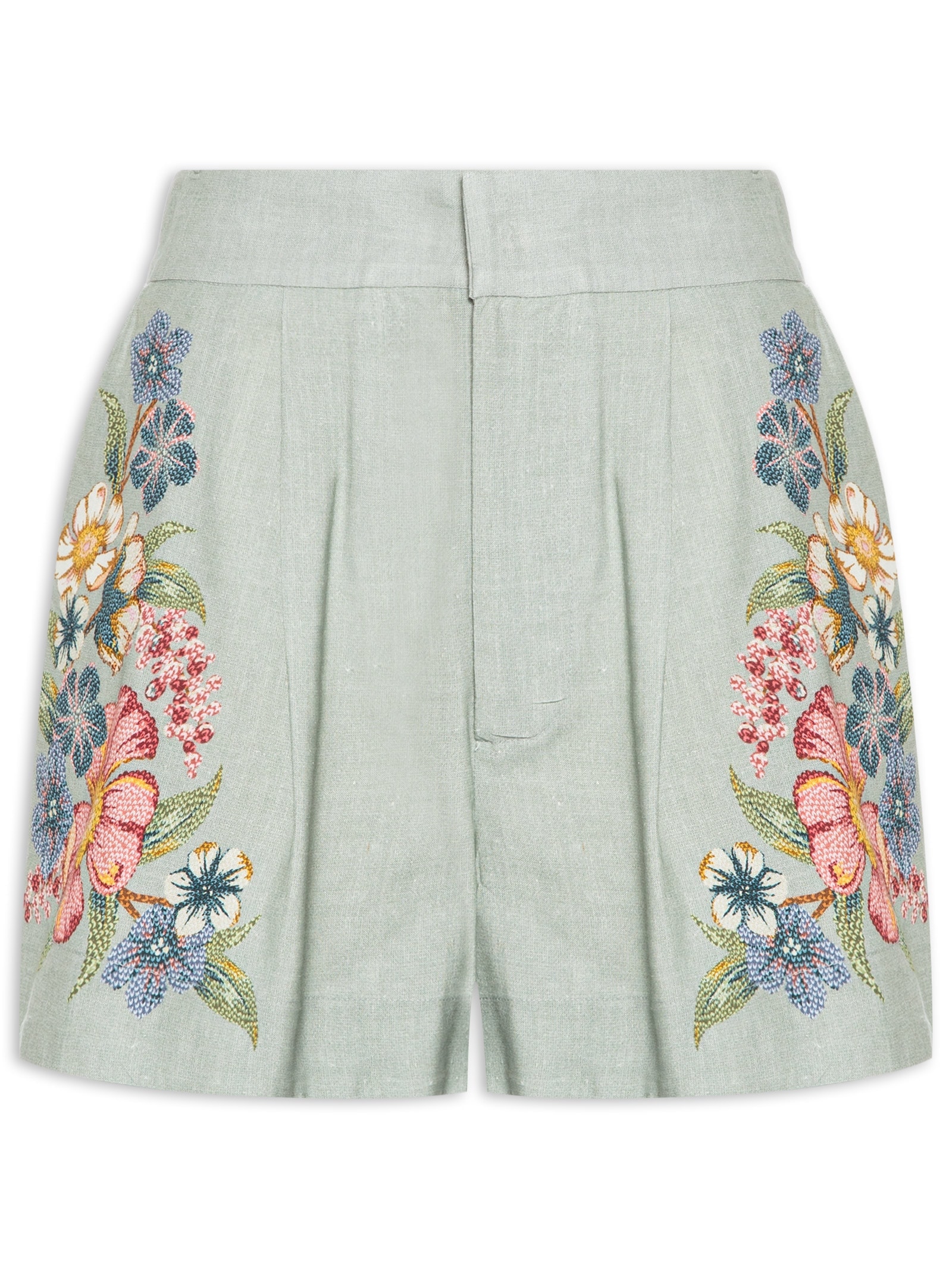 Short Feminino Maira Azul Farm