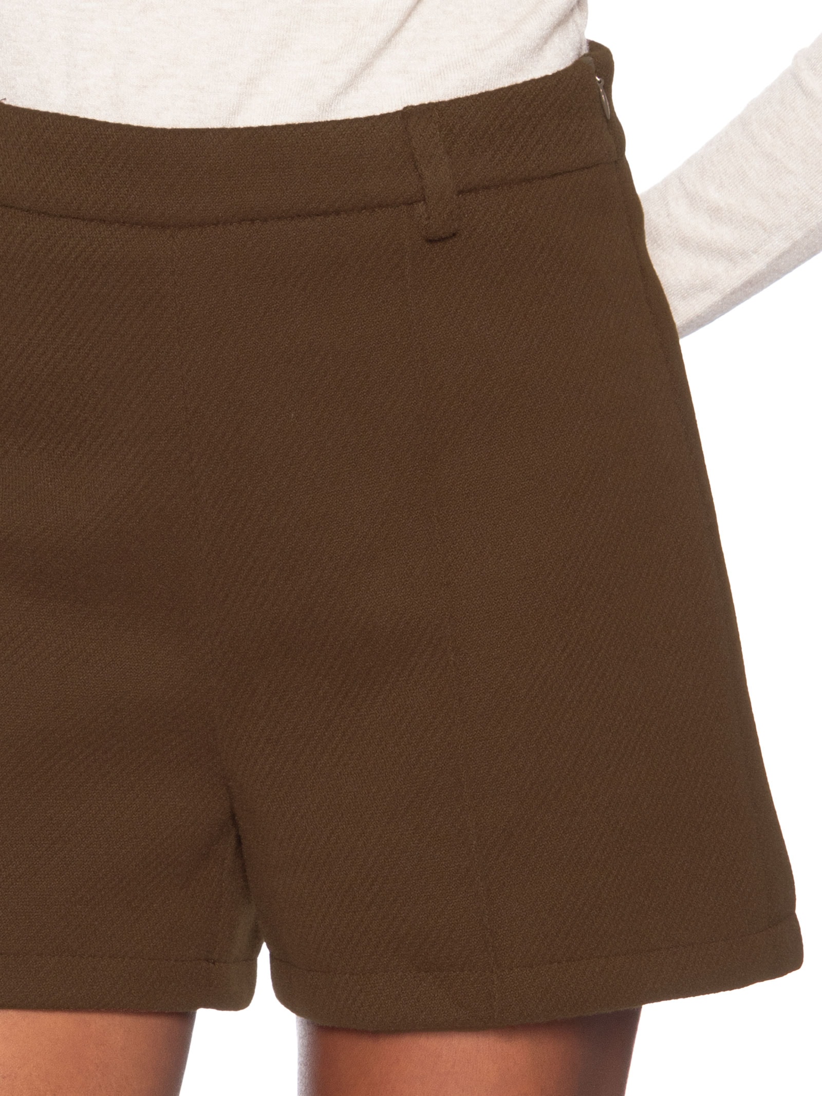 Short Feminino Marrom Market 33