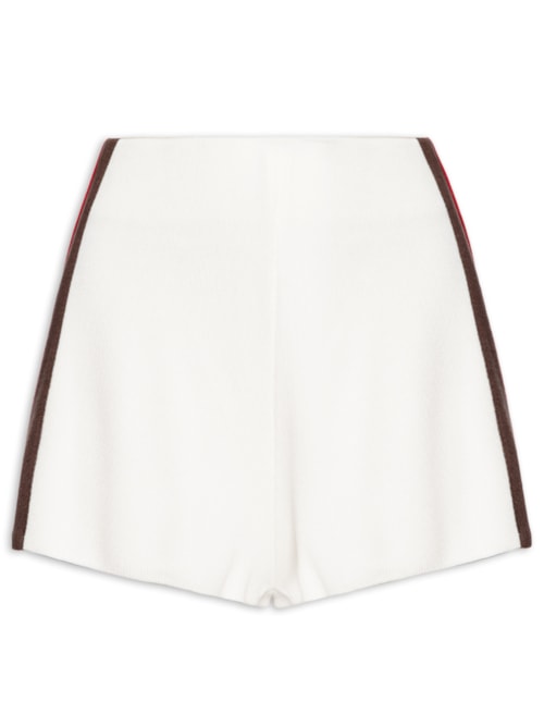 Short Feminino Marta Listras Tricot – Off White