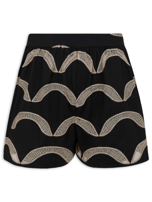 Short Feminino Mea – Preto