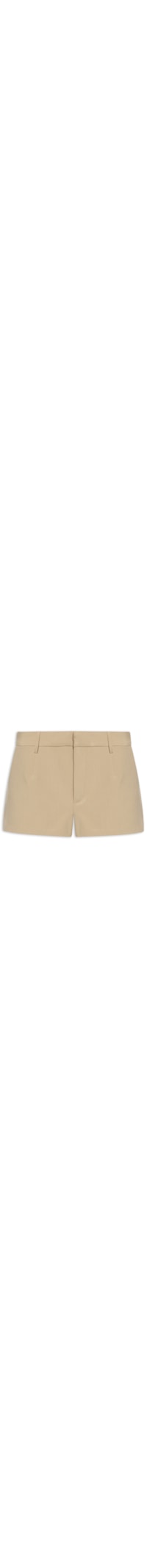 Short Feminino Mini Cintura Baixa - Bege
