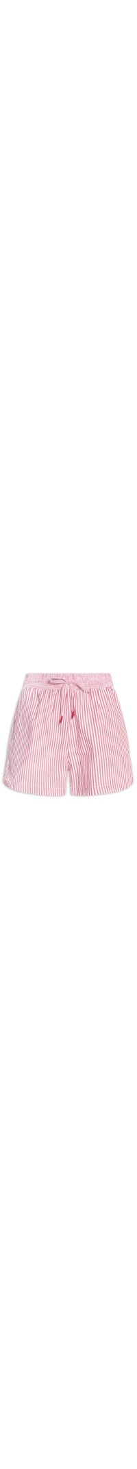 Short Feminino Mix Listras Vive Bem - Vermelho