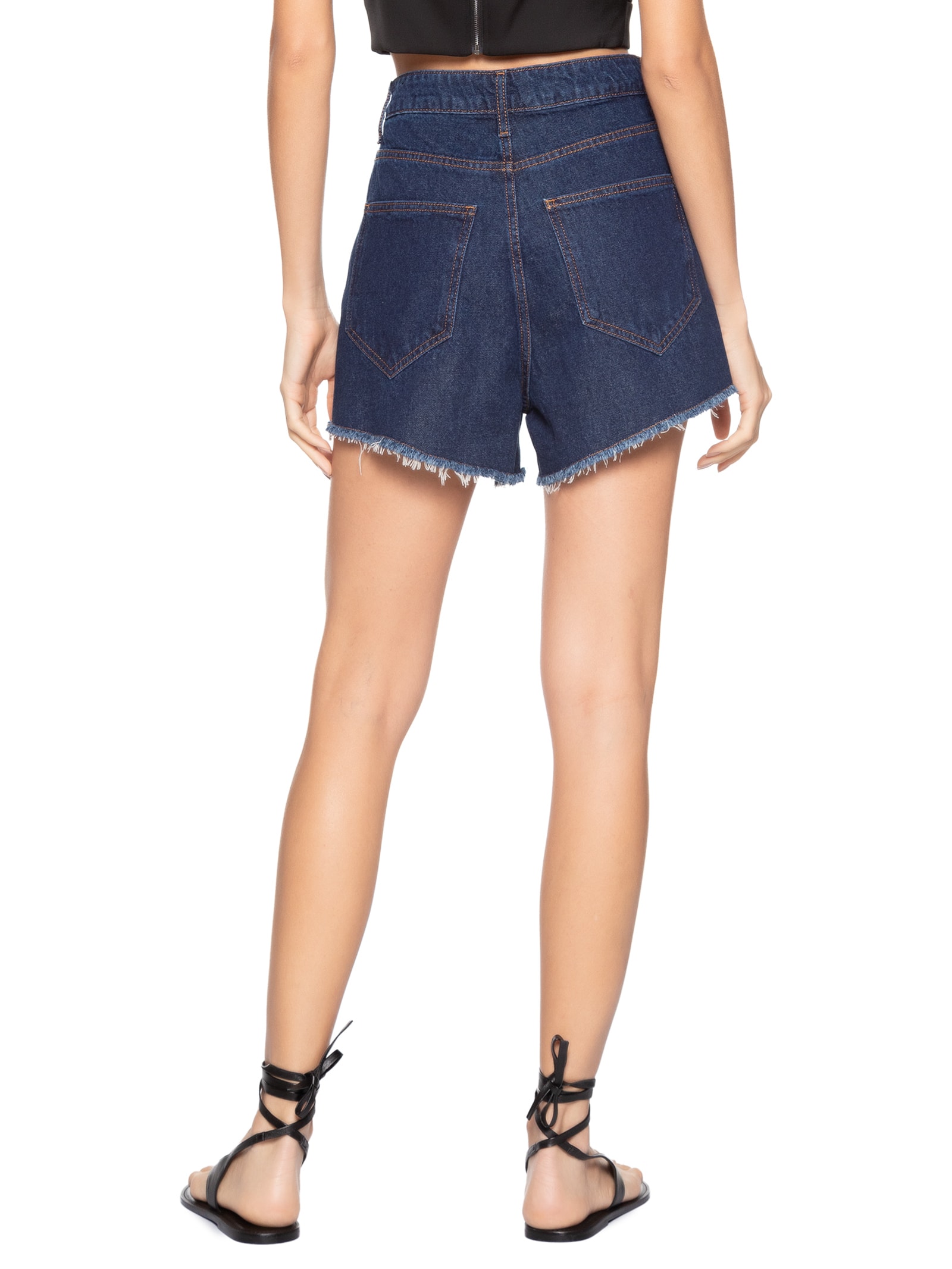 Short Feminino Nari Escuro Azul Le Lis