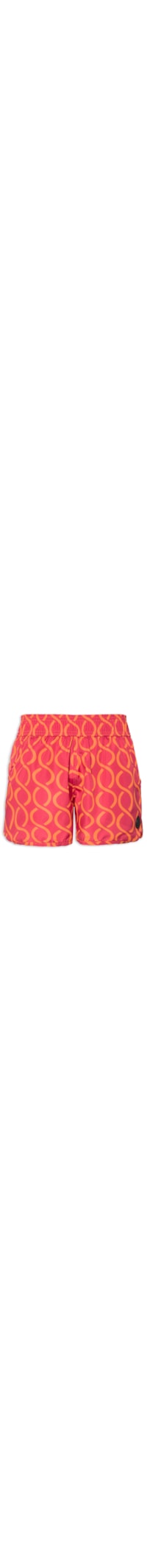 Short Feminino Netuno Estampado - Rosa