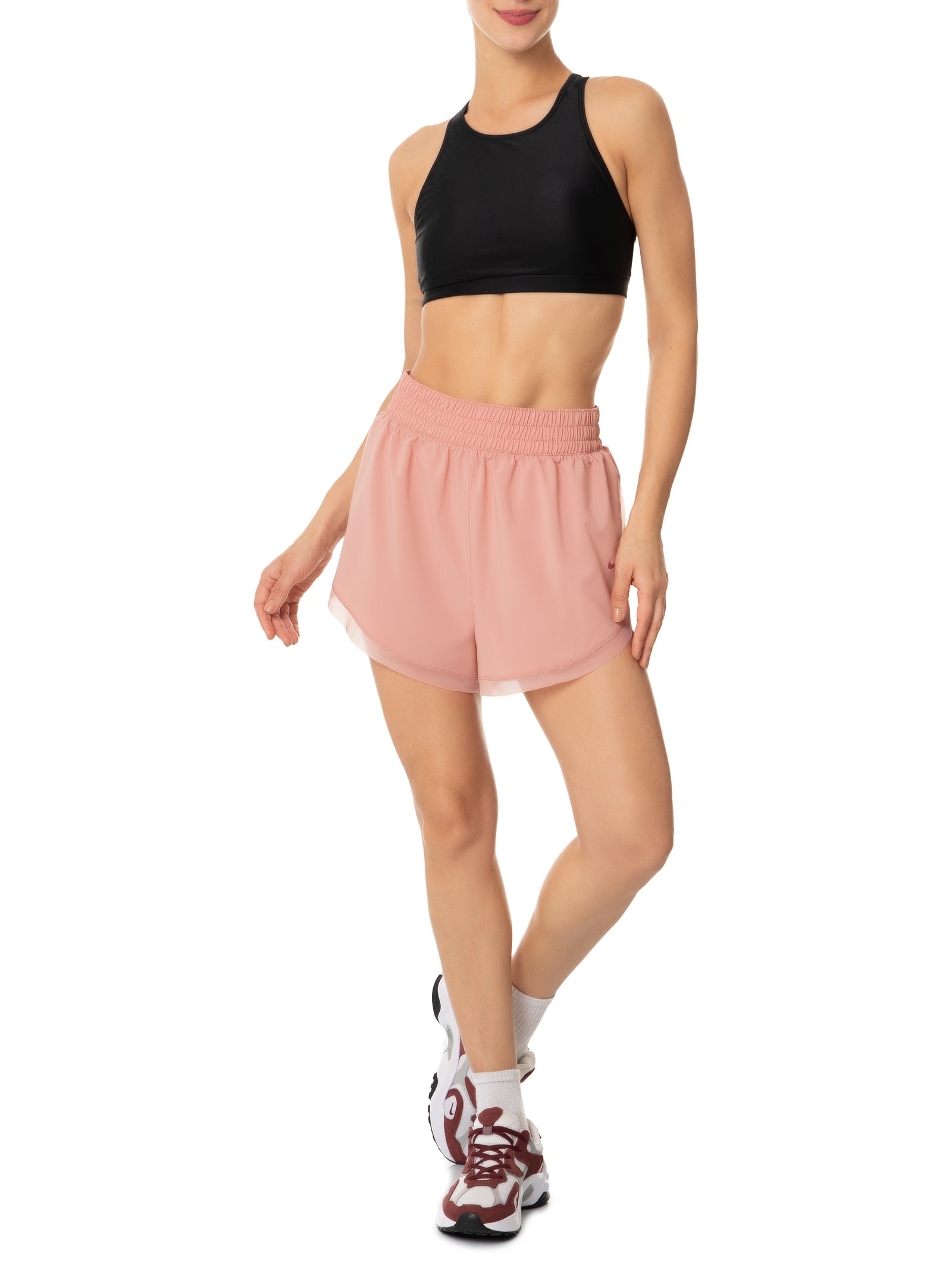 Short Feminino Nike One Loose Rosa Nike