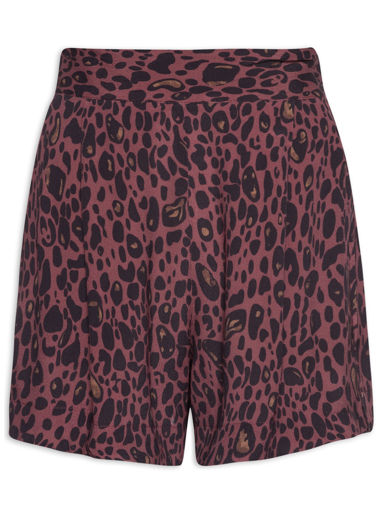 Short Feminino Onça Elixir Color Animal Print Animale