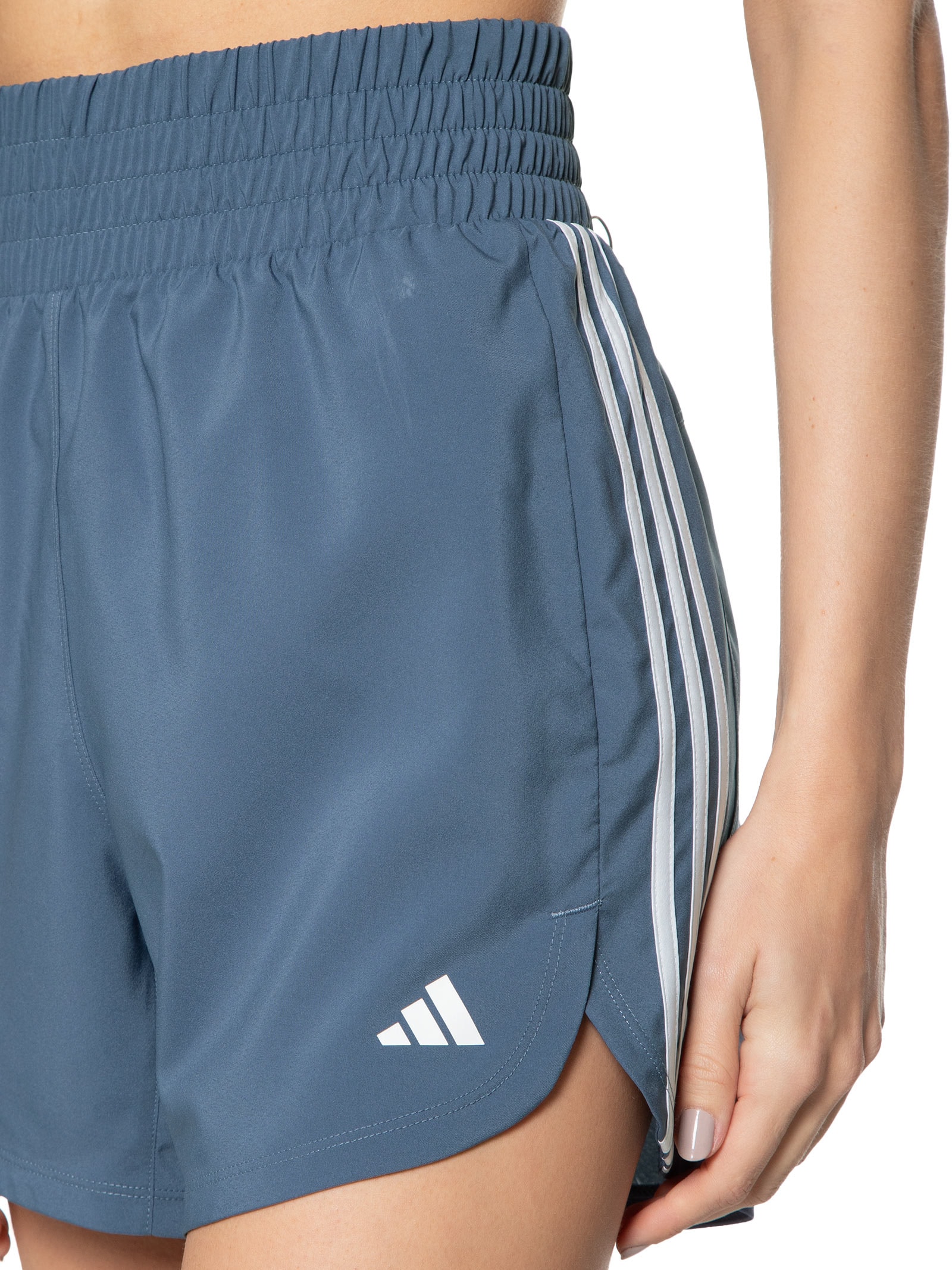 Short Feminino Pacer WVN High - Azul - Adidas