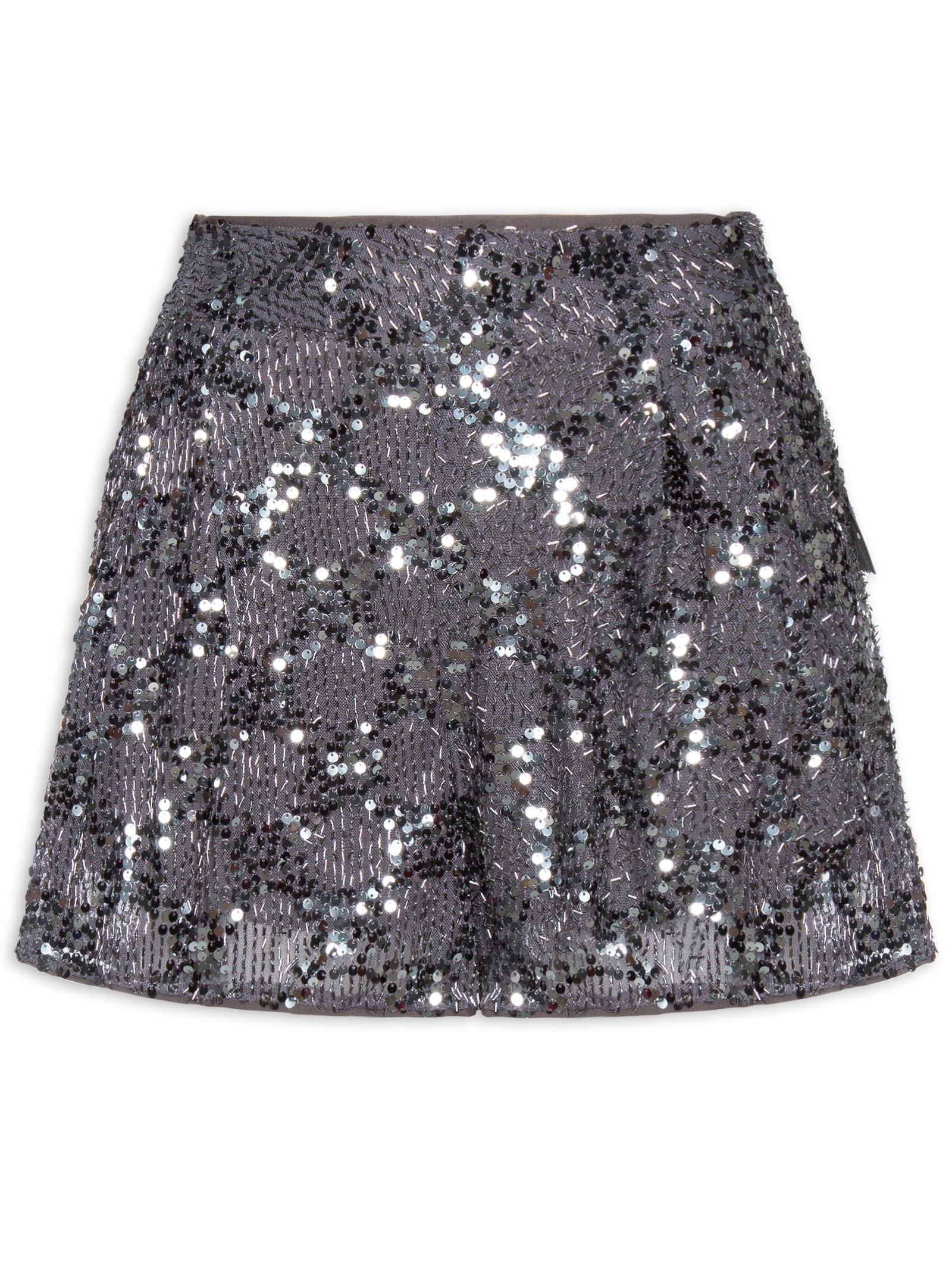 Short Feminino Paetê Cinza Colcci