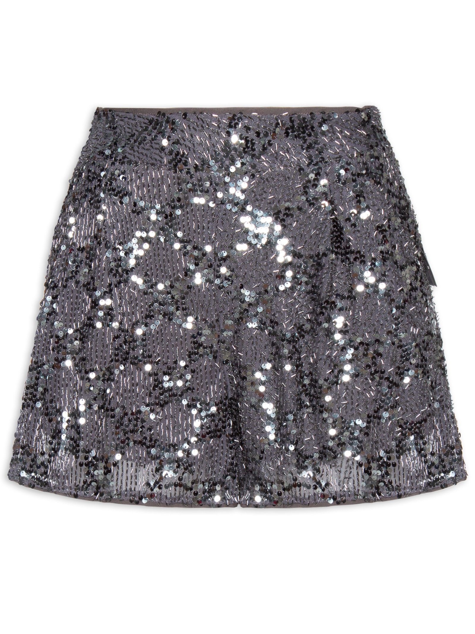 Short Feminino Paetê Cinza Colcci