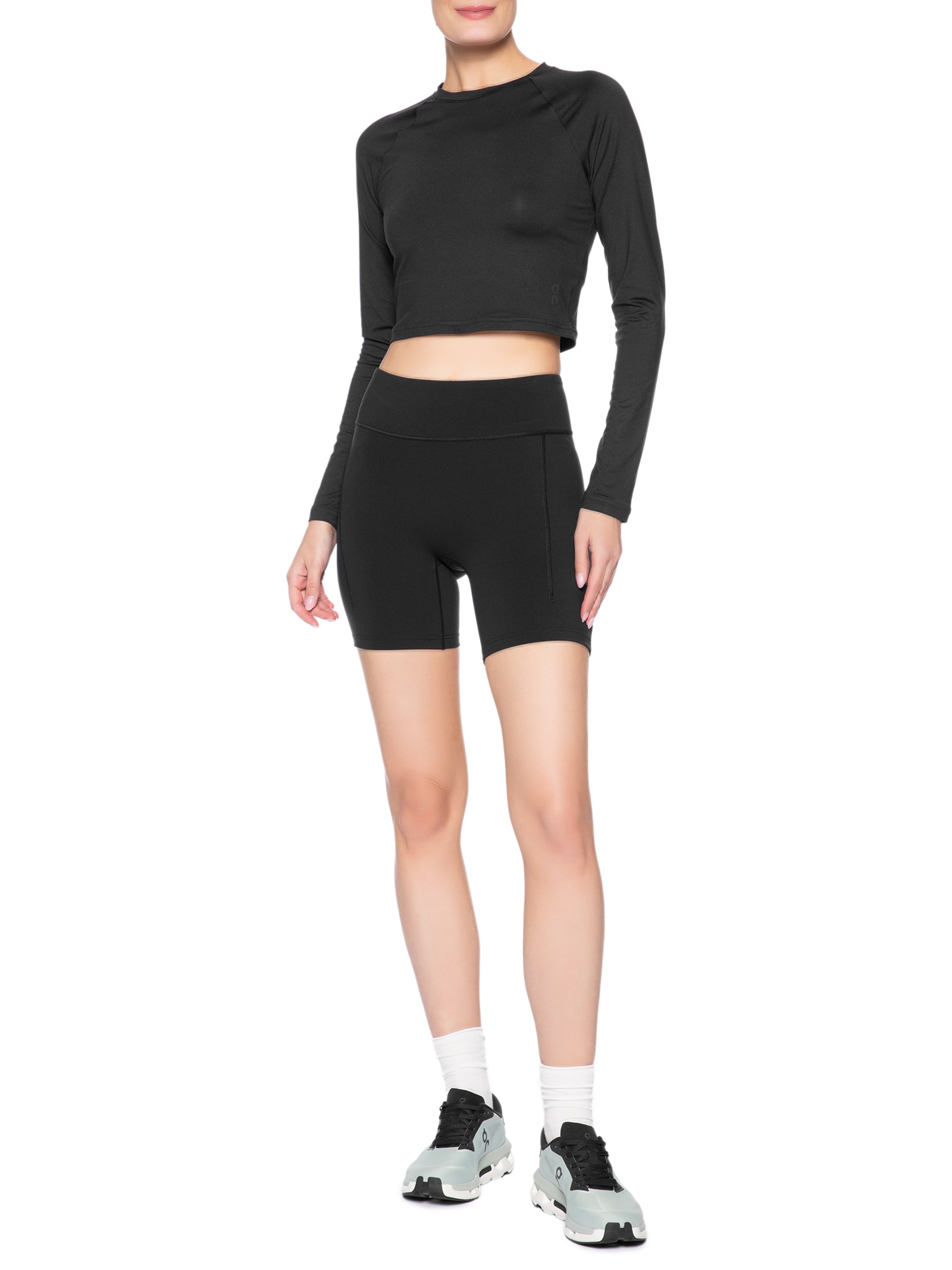Short Feminino Performance Tights Preto On Running