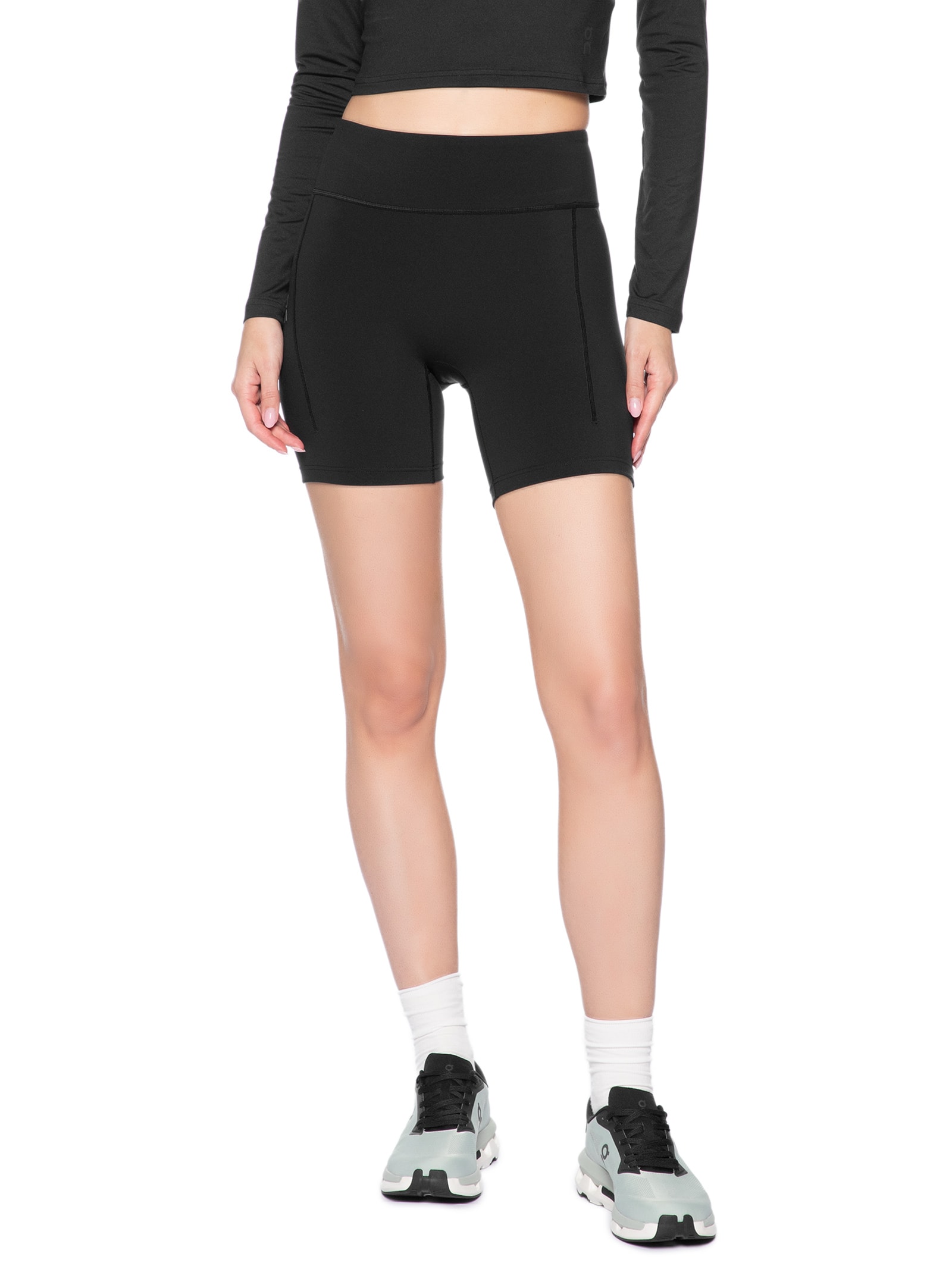 Short Feminino Performance Tights Preto On Running