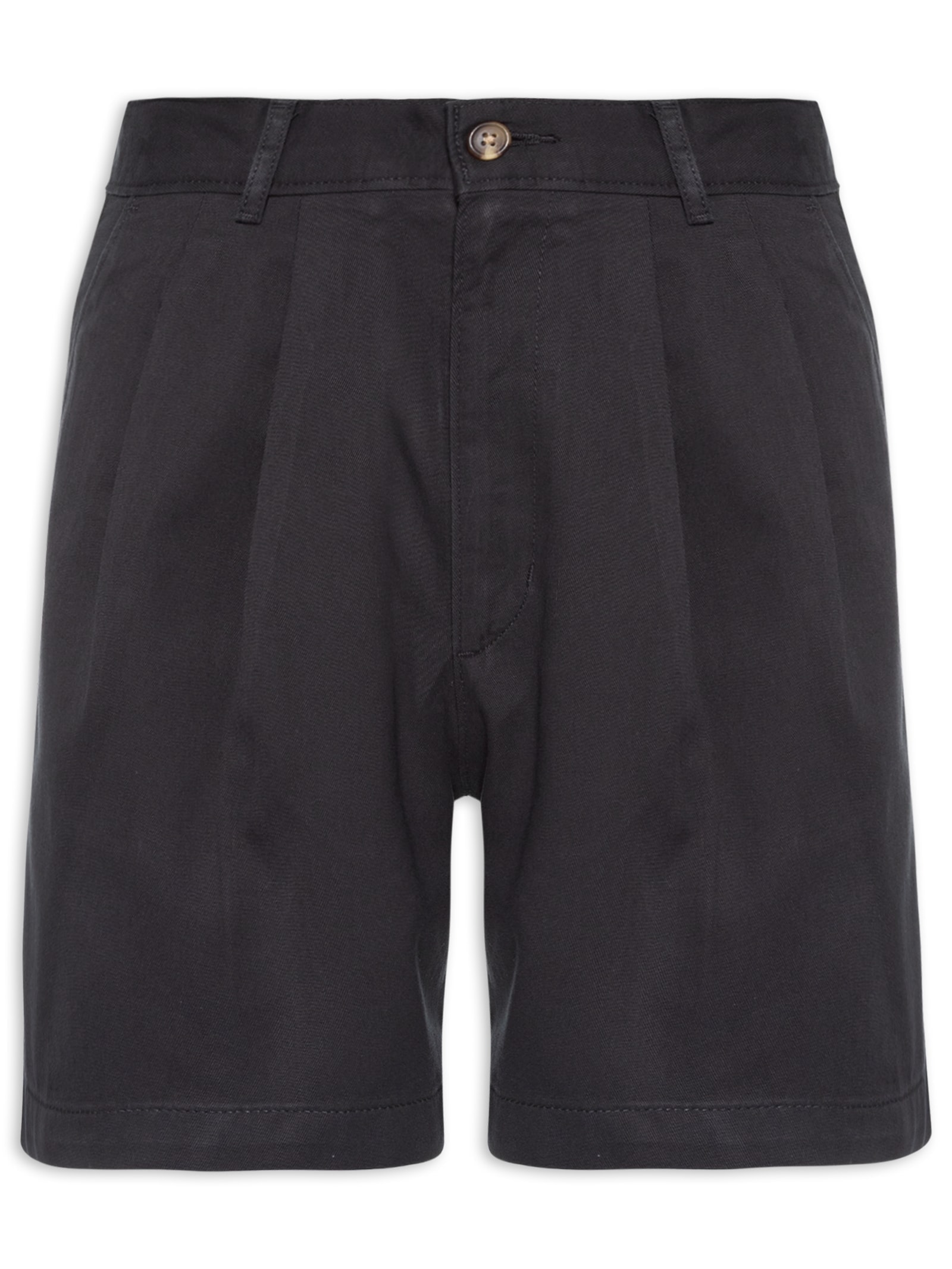 Short Feminino Pleated Trouser Preto Levi's