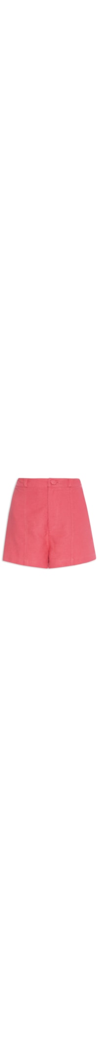 Short Feminino Pregas Frente - Rosa