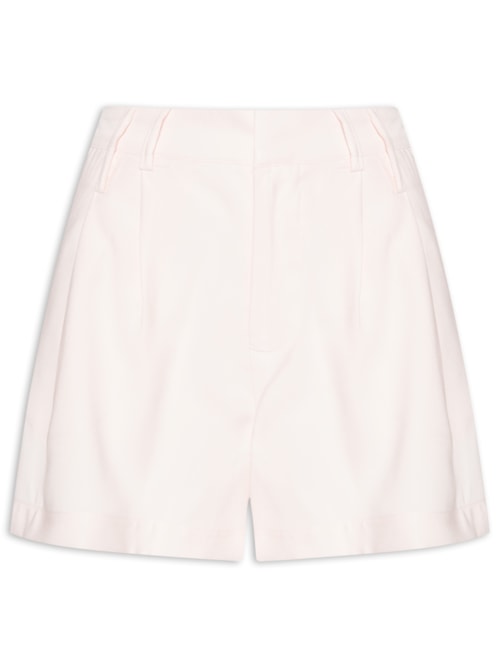 Short Feminino Pregas – Rosa
